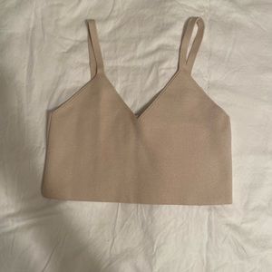ZARA • Sweater Tank • Cream • Small • NWOT